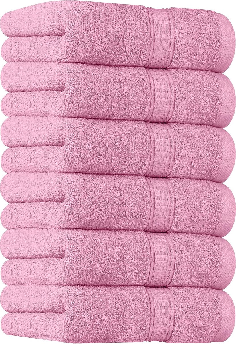 Famanu - 6 Set Premium Handdoeken, (41 x 71 CM) 100% Ringgesponnen Katoen, Ultra Zacht en Zeer Absorberend voor Badkamer, Fitnessruimte, Douche, Hotel en Spa