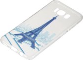 Hoesje geschikt voor Samsung Galaxy S8, gel case doorzichtig met print, eiffeltoren
