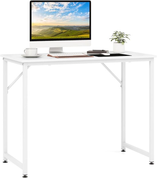 Costway Bureau Kleine Computertafel 100 X 50 X 75 Cm Bureautafel Pc 