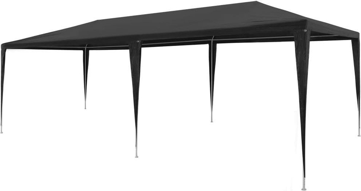 Vidaxl Partytent 3x6 M Pe Antraciet