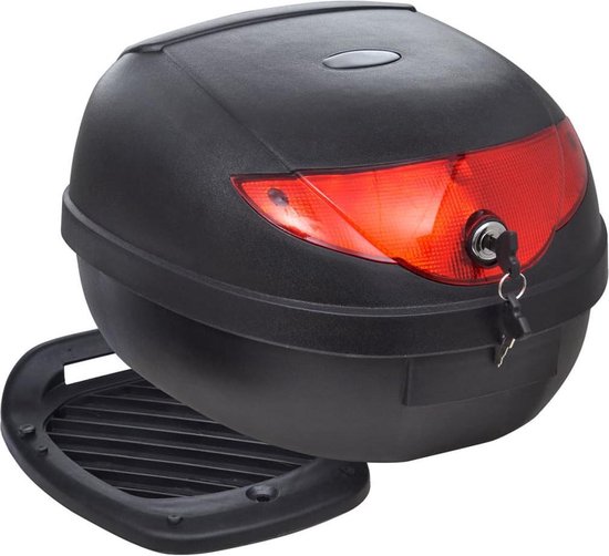vidaXL - Topkoffer - voor - motor - 36 - L - voor - 1 - helm