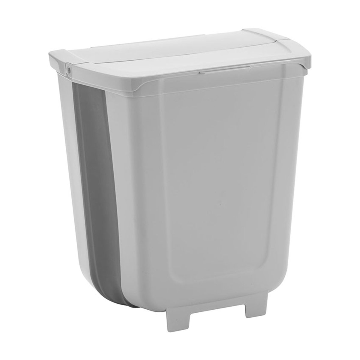Brunner Pillar Opvouwbare Prullenbak - 8 Liter - Met Deksel - Inklapbaar - Kunststof