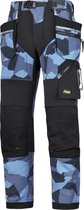 Snickers FlexiWork werkbroek - met holsterzak - navy camo - maat S taille 48 W32