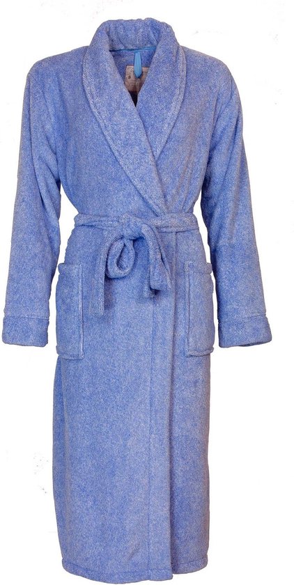 Robe de chambre Tendresse Blue Melange TEBRD2701B Tailles: XL