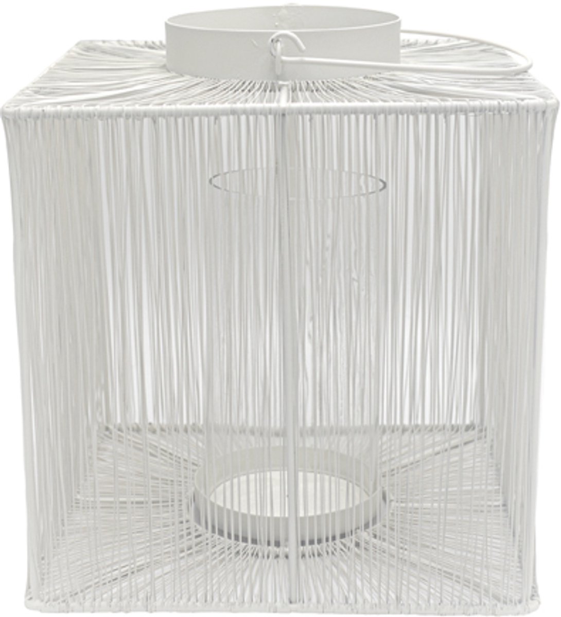 Leeff Lantaarn Luuk S – Windlicht – Wit – Glas en metaal