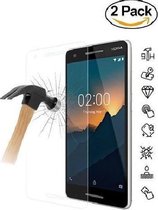 2Pack - Nokia 2.1 Tempered Glass/Screenprotector  0.3mm