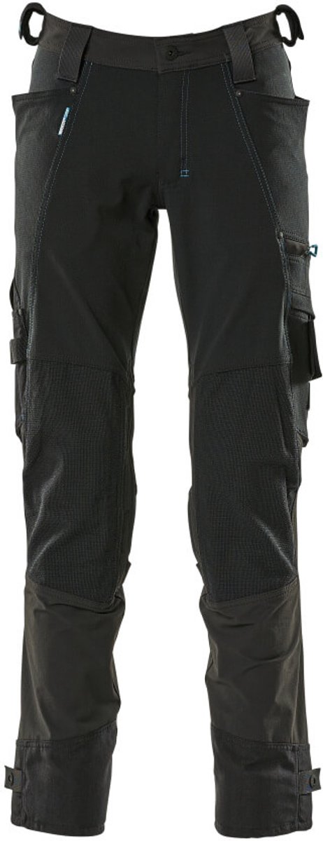 Mascot Advanced Broek met kniezakken 17079-311 - Zwart - C47 - 82