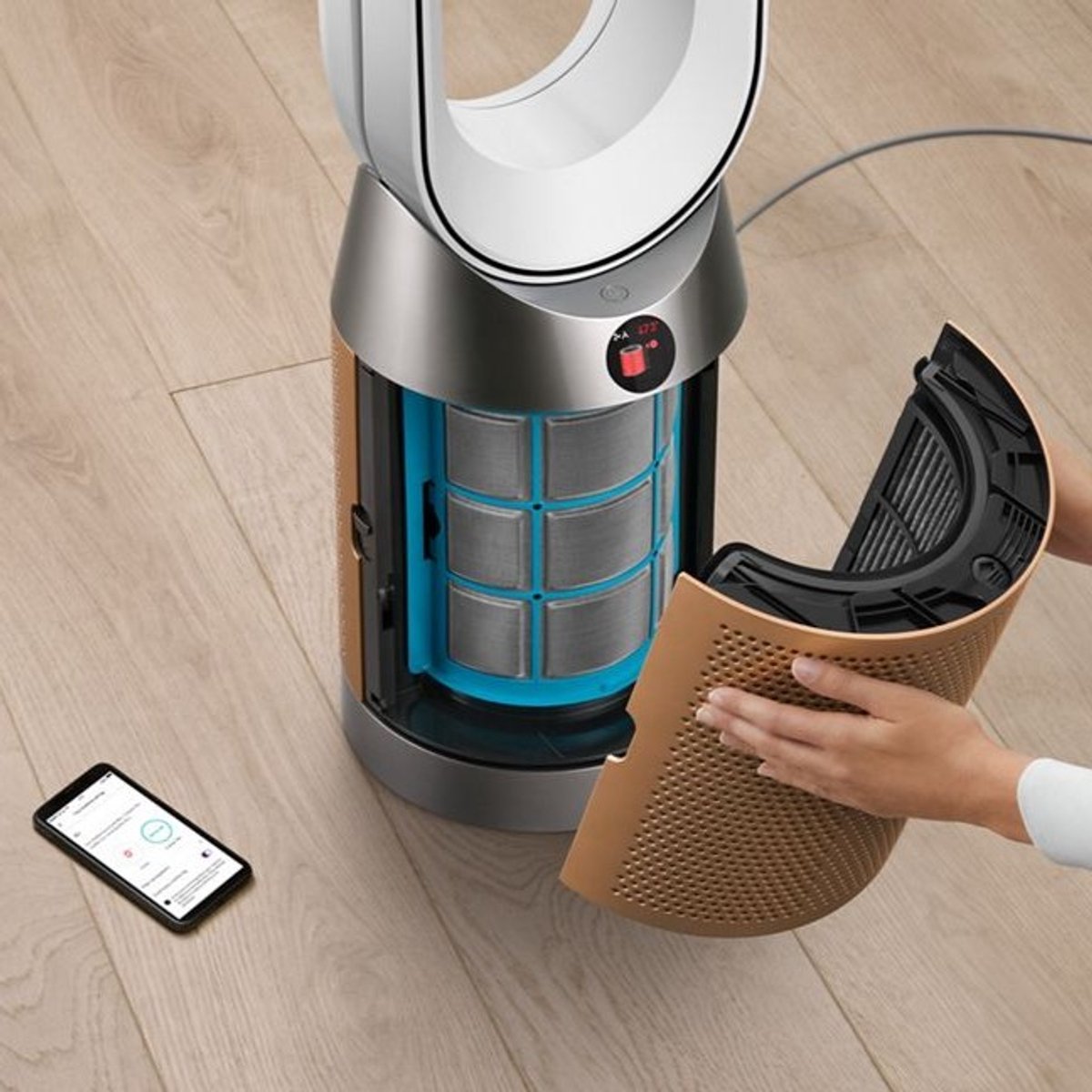 Dyson purifier hot＆cool HP12 HP2 De-Nox Dyson Purifier HP2 Hot+Cool De-NOx - Luchtreiniger, ventilator