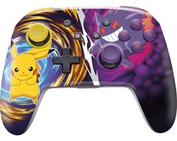 PowerA Geavanceerde Draadloze Controller voor Nintendo Switch - Pikachu vs. Gengar