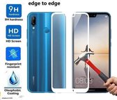 Huawei P20 Pro full cover Screenprotector Tempered Glass Black