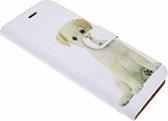 iPhone Xr 3D Puppy Design Book Hoesje Pasjesruimte & Magneetflapje