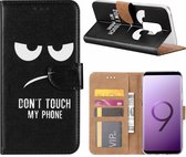 Samsung Galaxy S9 Quote & Print Boek hoesje met Pasjesruimte