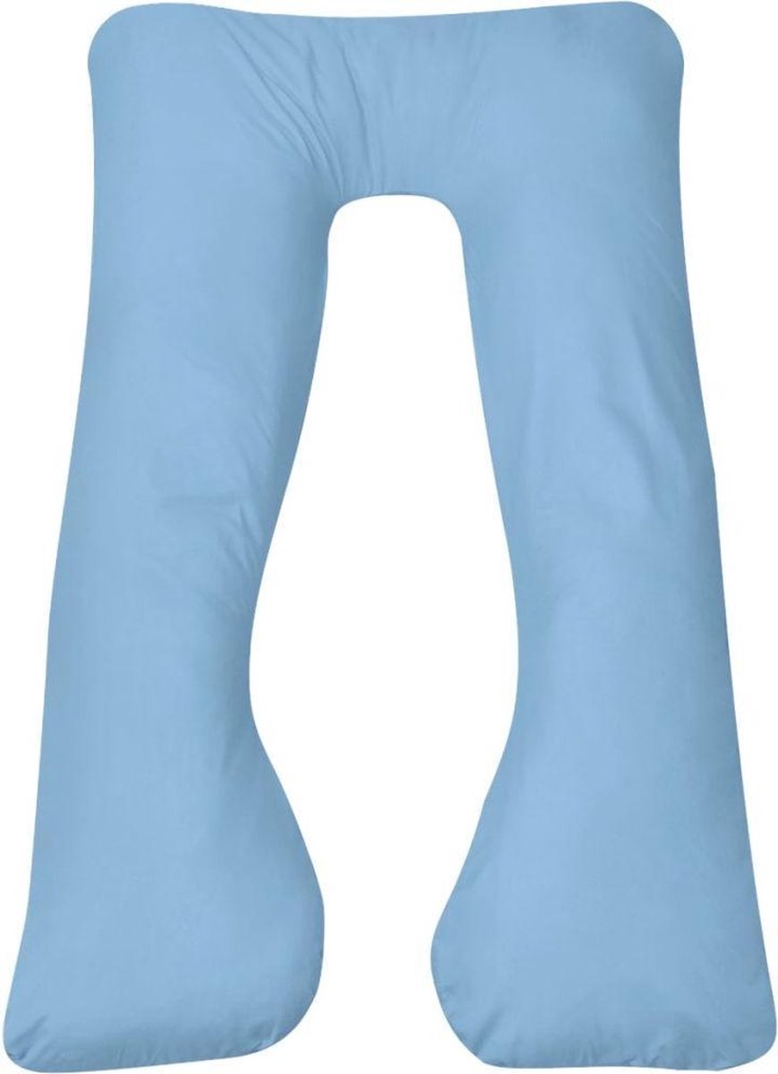 vidaXL - Zwangerschapskussen - 90x145 - cm - lichtblauw