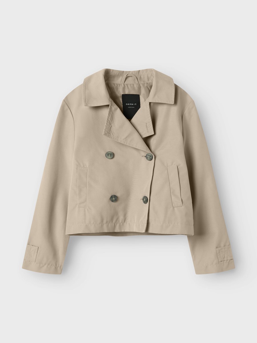 NAME IT - NKFMADELIN TRENCH COAT SHORT - Meisjes - Buitenjassen