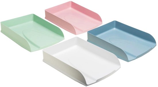 Exacompta Documentenbox Forever A4, 290 g/m², Blauw 10 Stuks