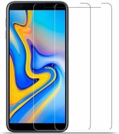 Ntech 2 Stuks Screenprotector Tempered Glass Glazen - Screenprotector Geschikt voor Samsung Galaxy J6+ (Plus) 2018
