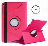 Ntech Hoes Geschikt voor Samsung Galaxy Tab A 10.1 (2019) draaibare Hoes - Roze/Pink