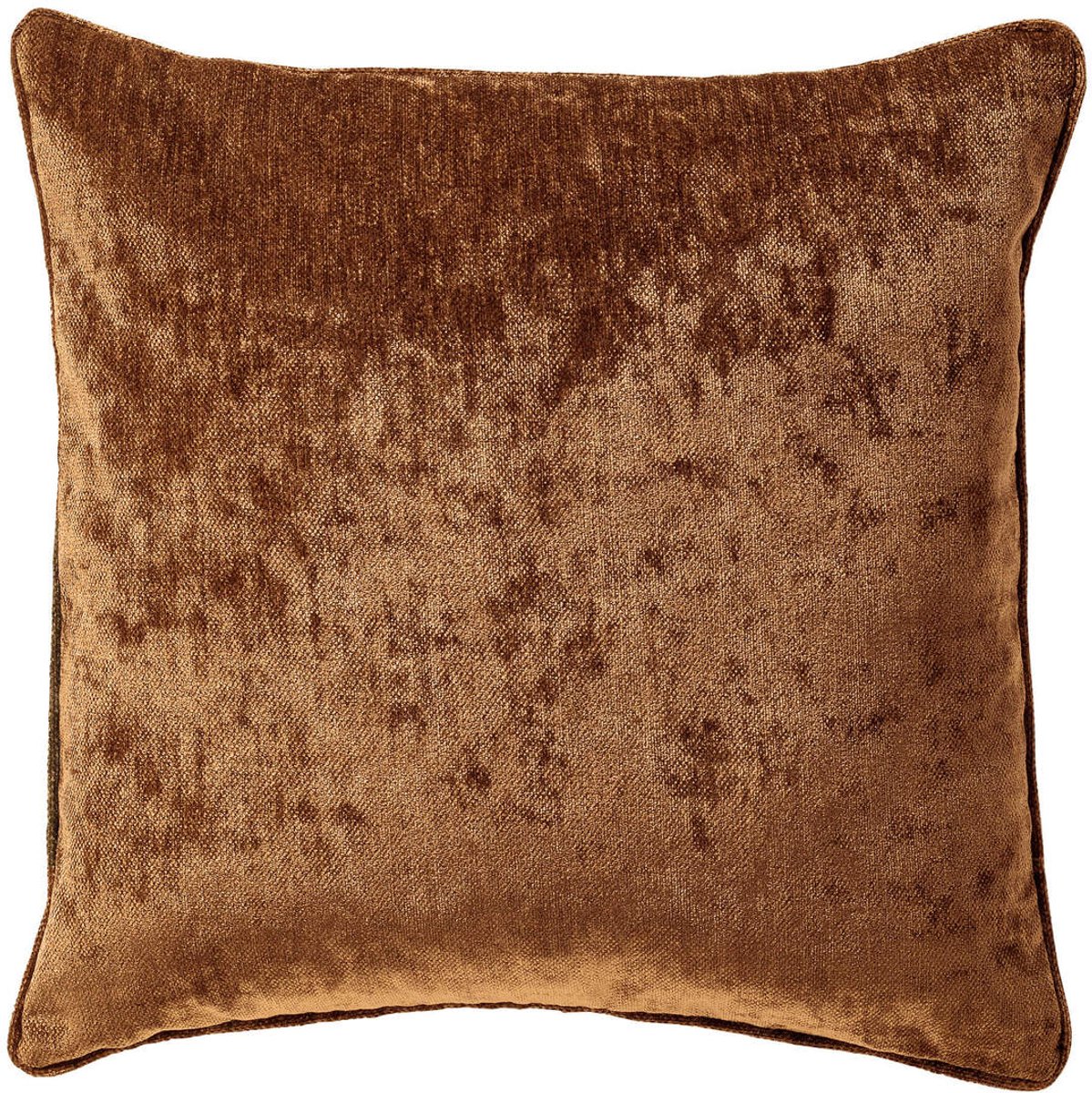 Dutch Decor LEWY - Sierkussen 45x45 cm - Tobacco Brown - Bruin - Inclusief binnenkussen - Luxe kussens voor woonkamer & bank