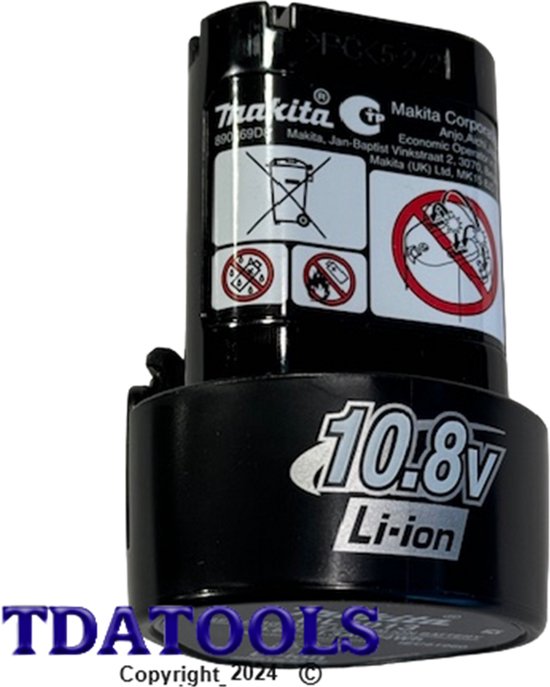 Akkupack für Makita BL1013 / Duro 3102-B - 10,8 Volt Li-Ion zum S, 30,93
