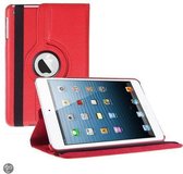 Étui iPad Mini 3 Étui multi-supports Rotatif à 360 degrés Housse de protection rouge