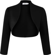 KOJOOIN Bolero voor dames, elegant, kort, feestelijk, blazer