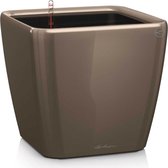 LECHUZA Plantenbak Quadro 43 LS ALL-IN-ONE hoogglans taupe 16185