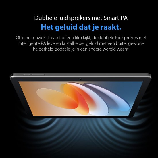 Tablette Oscal Pad 70 WiFi 10.1" HD+ IPS - Android 14 - 2.4G+5G WiFi 6, - RAM 12 GB - ROM 128 GB - 8MP+13MP - 6580mAh - Avec Clavier - Grijs