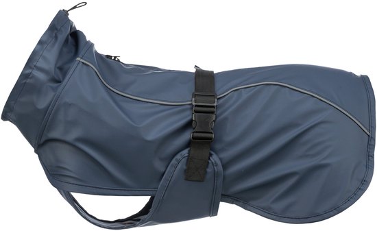 Trixie Be Nordic Regenjas voor Honden - Husum Blauw - Ruglengte 35 cm - S