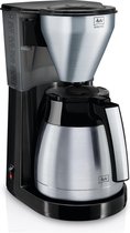Melitta Easy top therm steel 1010-11 rvs/zwart Koffiezetapparaat