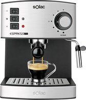 Solac CE4480 Vrijstaand Half automatisch Espressomachine 1.2l 2kopjes Roestvrijstaal koffiezetapparaat