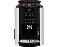 Krups EA817810 Vrijstaand Volledig automatisch Espressomachine 1.7l 2kopjes Zwart, Zilver koffiezetapparaat
