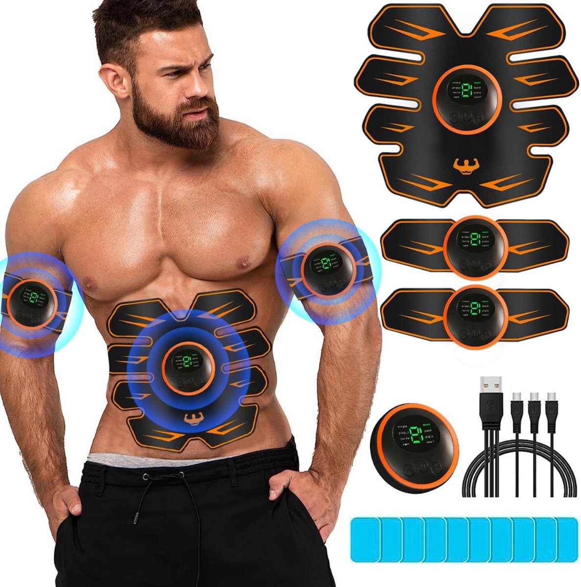 MKSS® Buikspiertrainers Elektrisch - Hometrainer Afvallen - Fitness