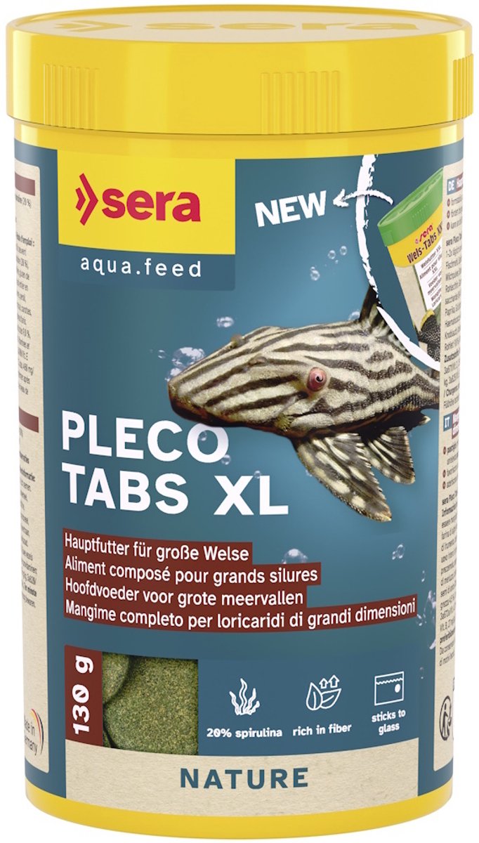Sera Pleco Tabs XL 250ML