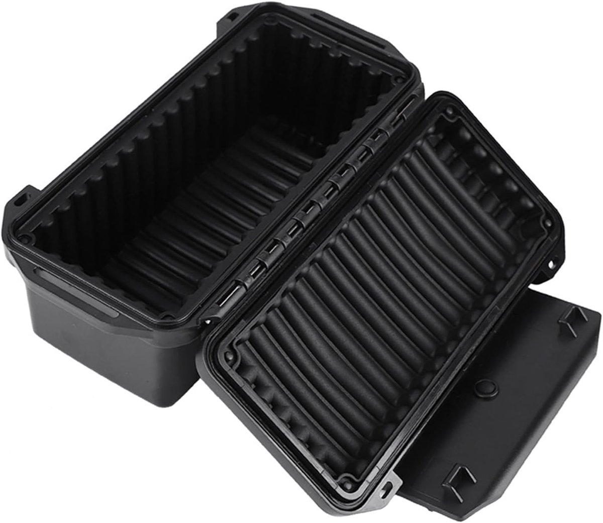 Allecto Plus - Schokbestendige beschermhoes voor survivaluitrusting - Waterdichte opbergkoffer voor kamperen en vissen - 200 mm x 98 mm x 82 mm - Drukvast