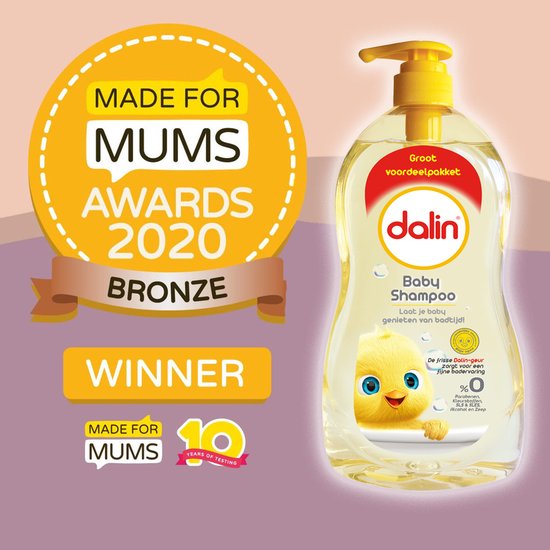 Dalin Babyshampoo 2 x 700ml milde verzorging voor baby’s haar en hoofdhuid & Oogvriendelijk van Merkloos — afbeelding 4