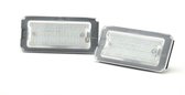AutoStyle Set pasklare LED nummerplaat verlichting passend voor Fiat 500 2007-2015 & 2015-