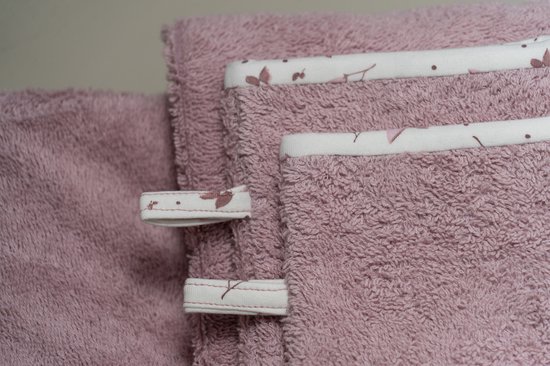 Kadoset-baby-kleur mauve-handgemaakt-( Sweet baby Bedstraw ) van Verschoor & Co. — afbeelding 4