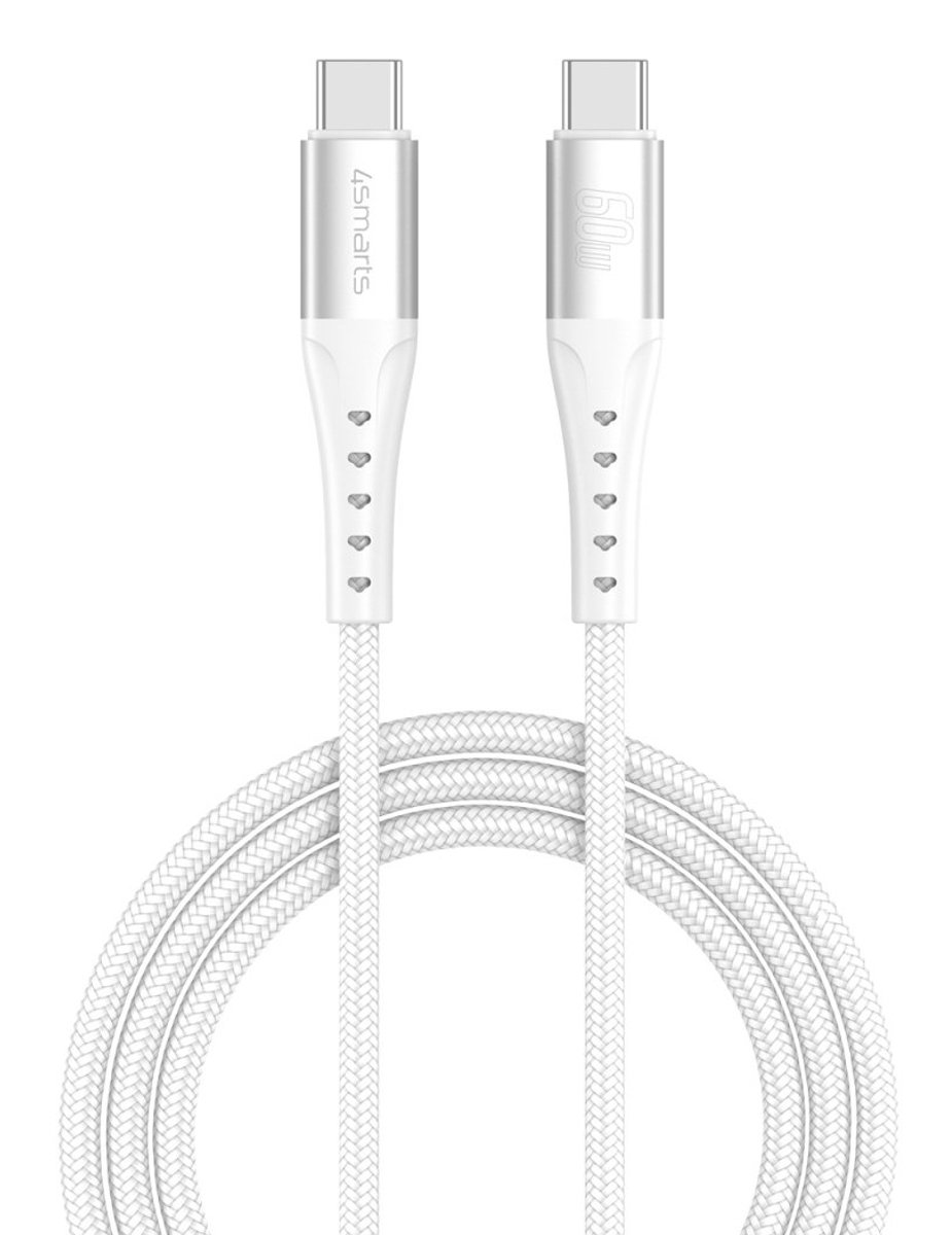 4smarts 541452 USB-kabel 1,5 m USB C Wit
