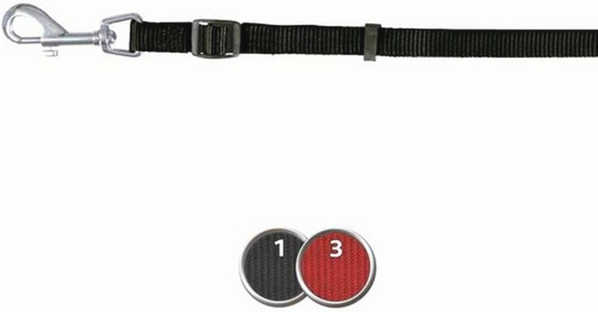 Hondenriem Classic Rood 120-180 cm - Duurzaam en Comfortabel