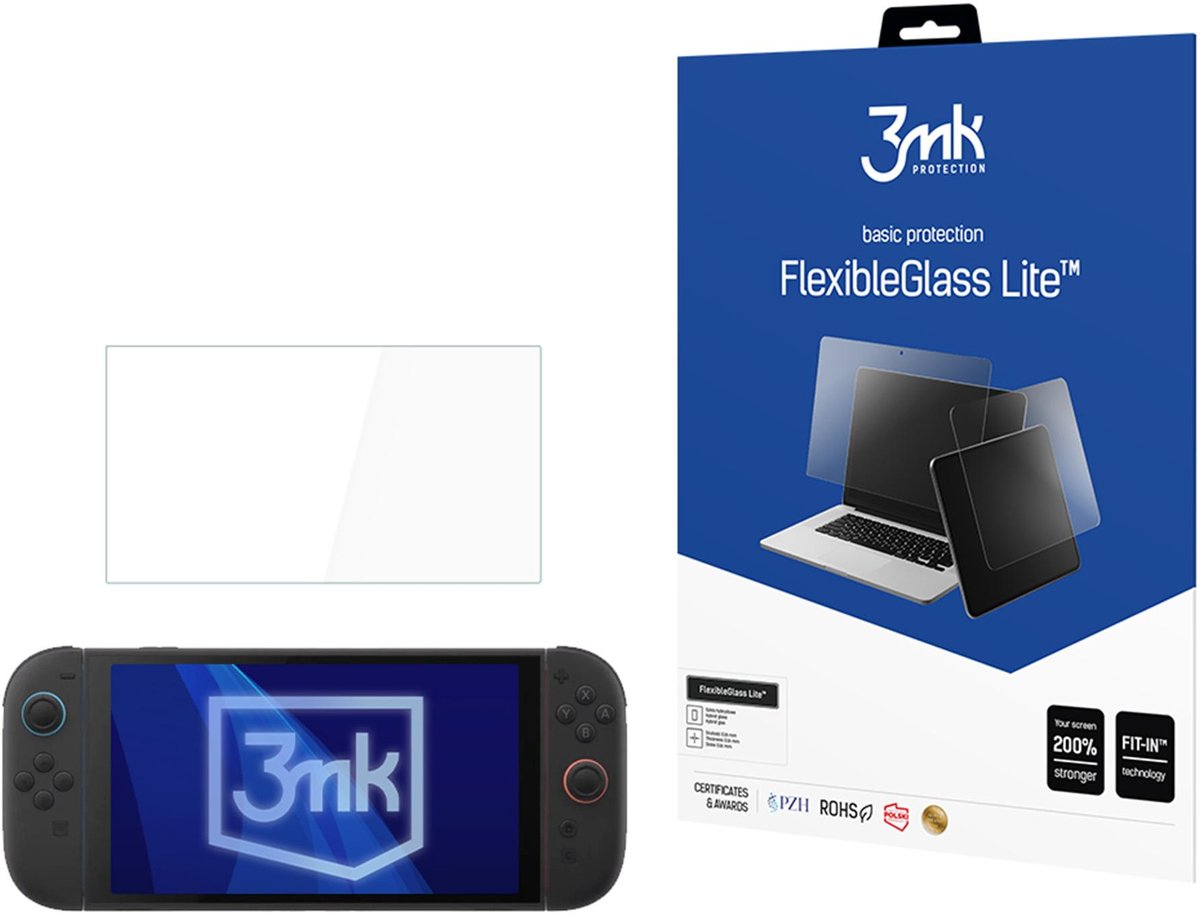 3Mk Protection Beschermglas Voor Nintendo Switch 2 11'' Flexibleglass Lite