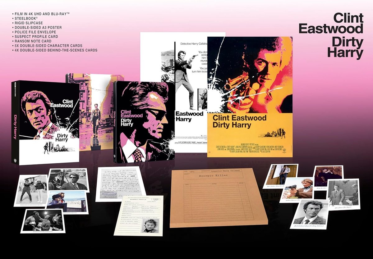Dirty Harry - Collector's Edition Steelbook - 4K Ultra HD + Blu-ray - Import