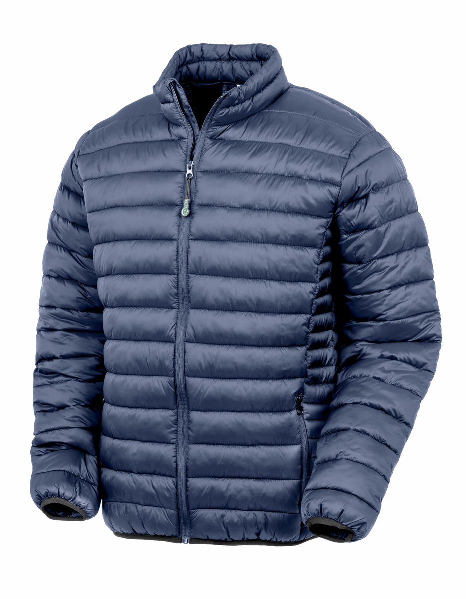 Result Recycled Padded Jacket RT912 Blauw