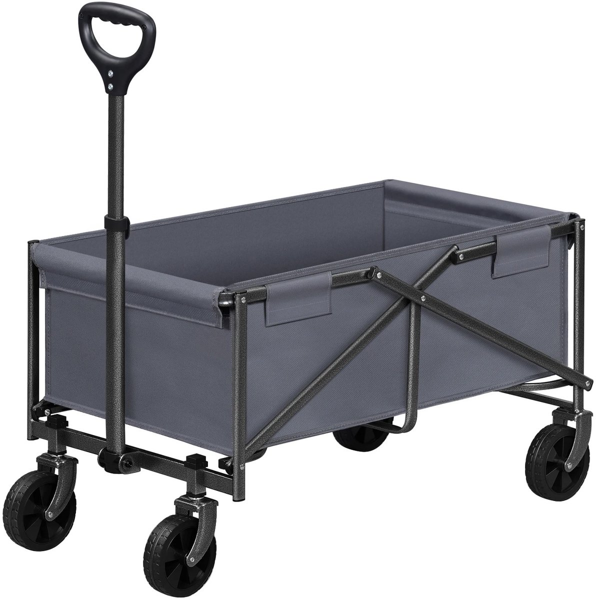 Opvouwbare Tuinwagen - Tuinwagen - Bolderkar - Kruiwagen - Kar - Bolderwagen - Transportkar - Tuinkar - Tuintrolley - Tuin - Huis - Trolley - Kamperen - Survival - Outside - Strandwagen