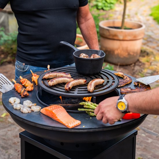 Großes Grill blech aus Edelstahl Leicht zu reinigendes Kochgeschirr für den Auße