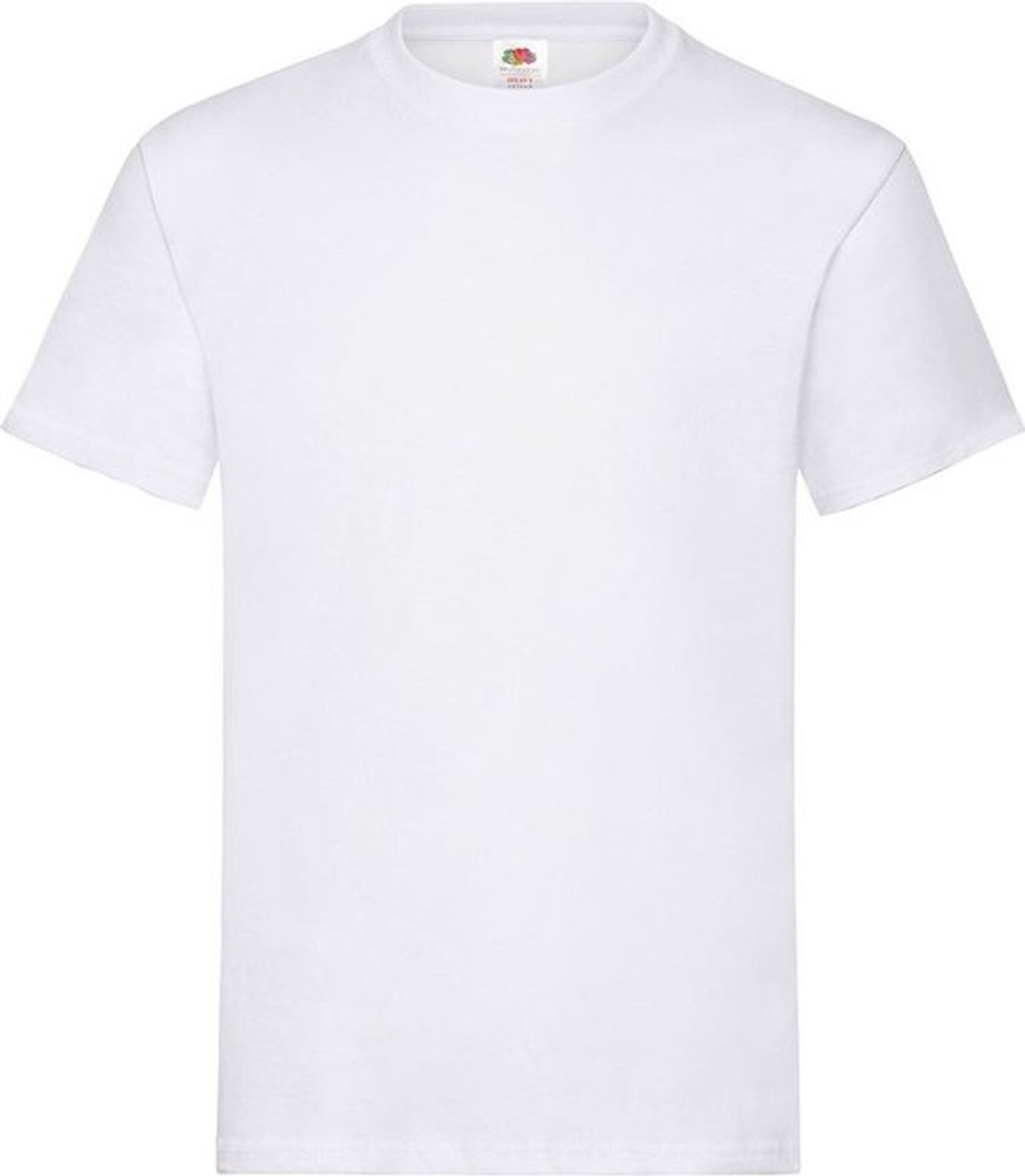 Marco rossi - T-Shirt Heren - 100% Katoen - Ronde Hals, Ondershirts - Wit - 1Pack - Maat XXXL