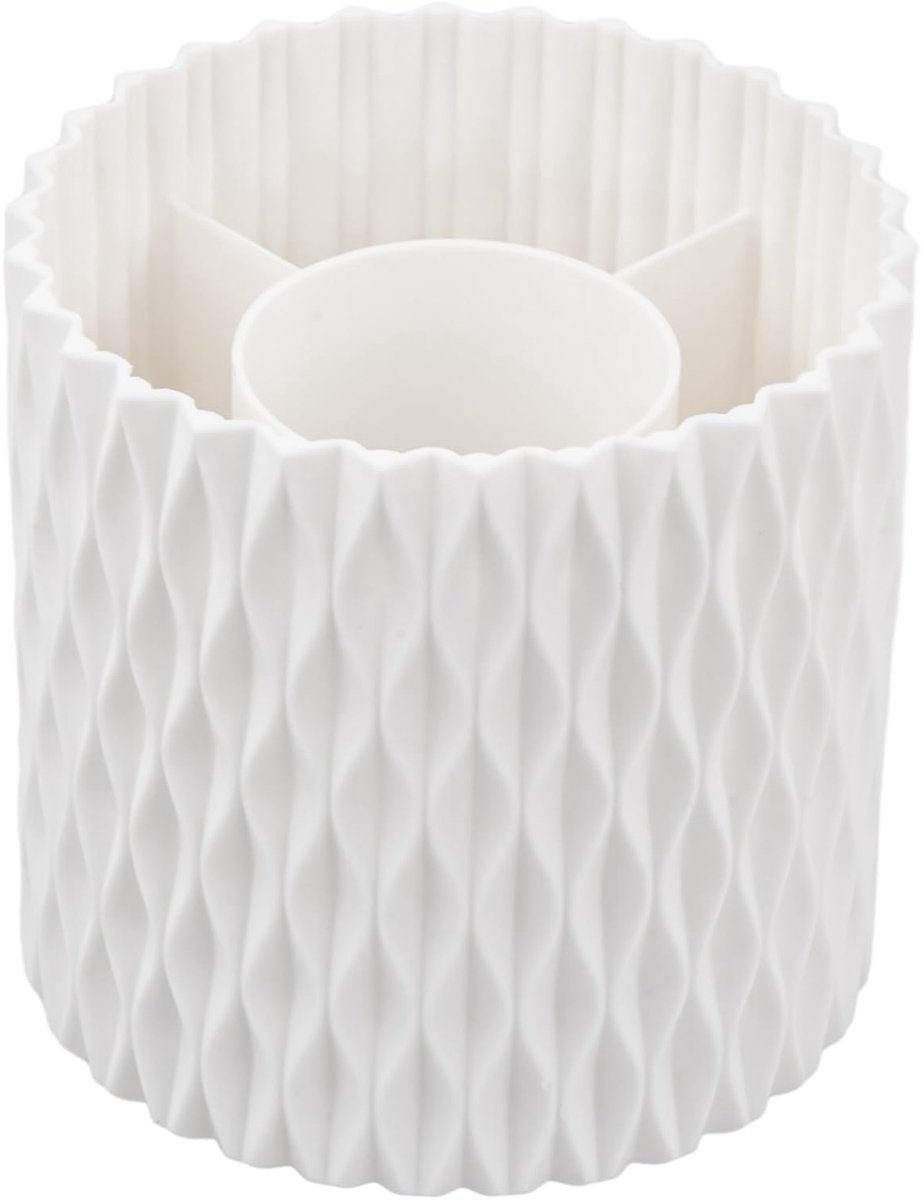 Ibenzoa® Stijlvolle 360 Graden Draaibare Organizer voor Pennen en Make-upkwasten met 5 Vakken