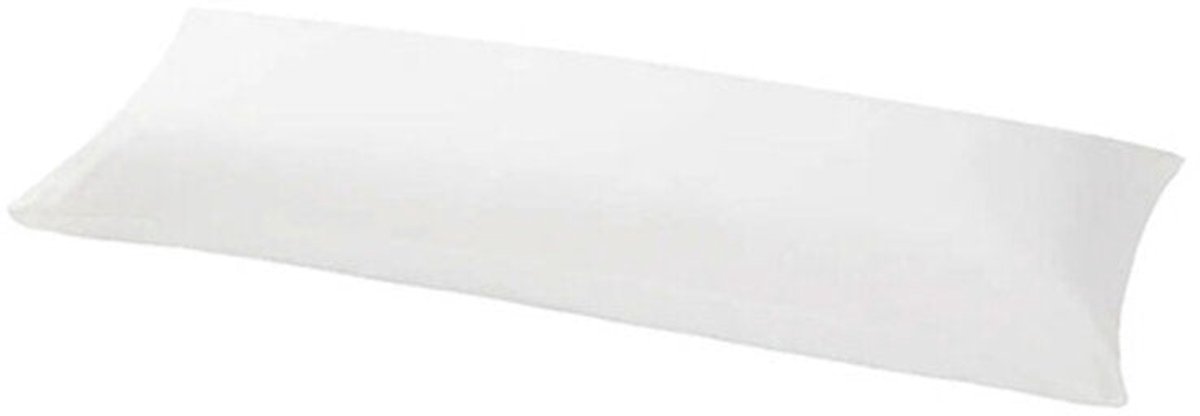 Lichaamskussen Hoes – 100% Perkaal Katoen – 40x145 cm - Wit