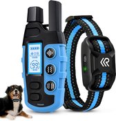 RobustRise X2 Pro - Anti Blafband voor Honden - Trainingshalsband voor Kleine en Grote Honden - Blafband met Geluid en Vibratie - Waterdicht - Blafstop Halsband - Hondentrainer - Anti blaf apparaat zonder schok - Incl. extra halsband