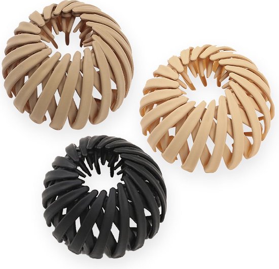 Knaak Anti Klit Haarclips Premium - 3 Stuks - Haarklemmen Dames - Haarklem Groot