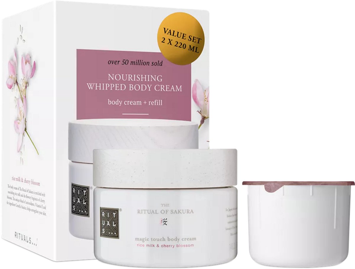 RITUALS The Ritual of Sakura Body Cream Refill Duo - 440 ml
